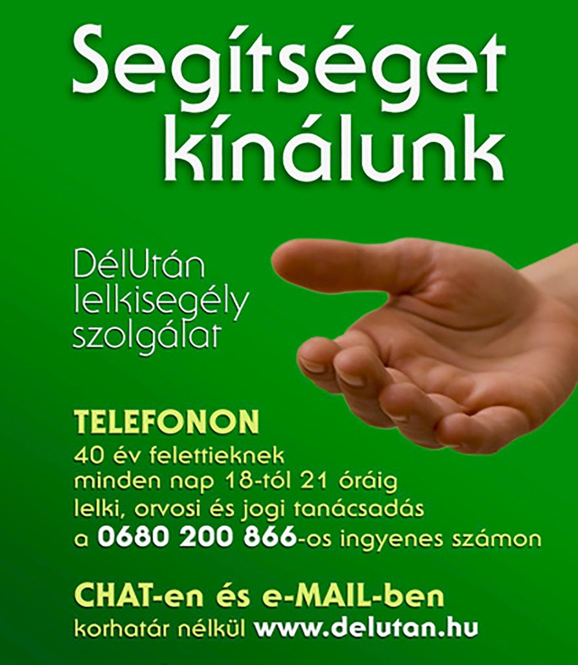 DélUtán lelkisegély szolgálat 